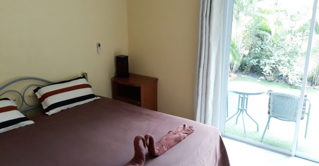 Bedroom with Outside View